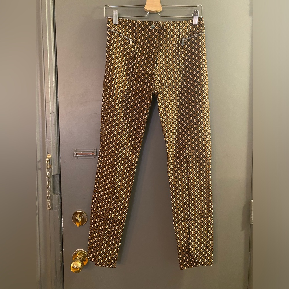 Mango MNG SUIT Skinny Trouser in Geometric Print